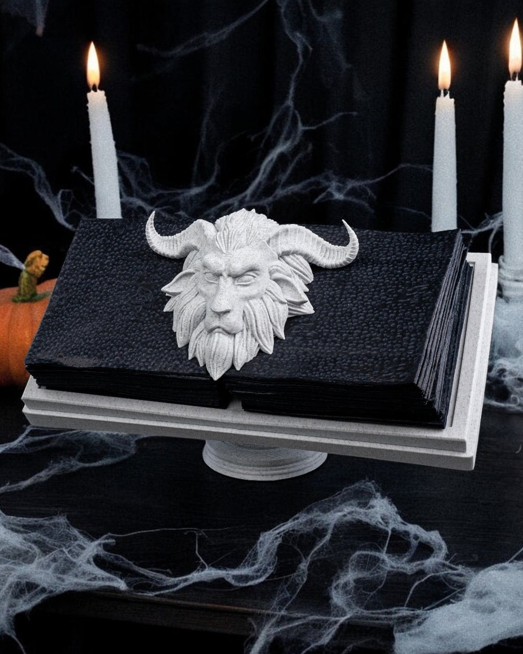 The Guardian Napkin Holder — halloween organizer, view 3, 3D printed by Craft & Press