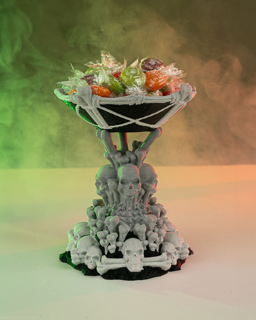 Tower of Bones Candy Holder — halloween candy holder, view 3, 3D printed by Craft & Press