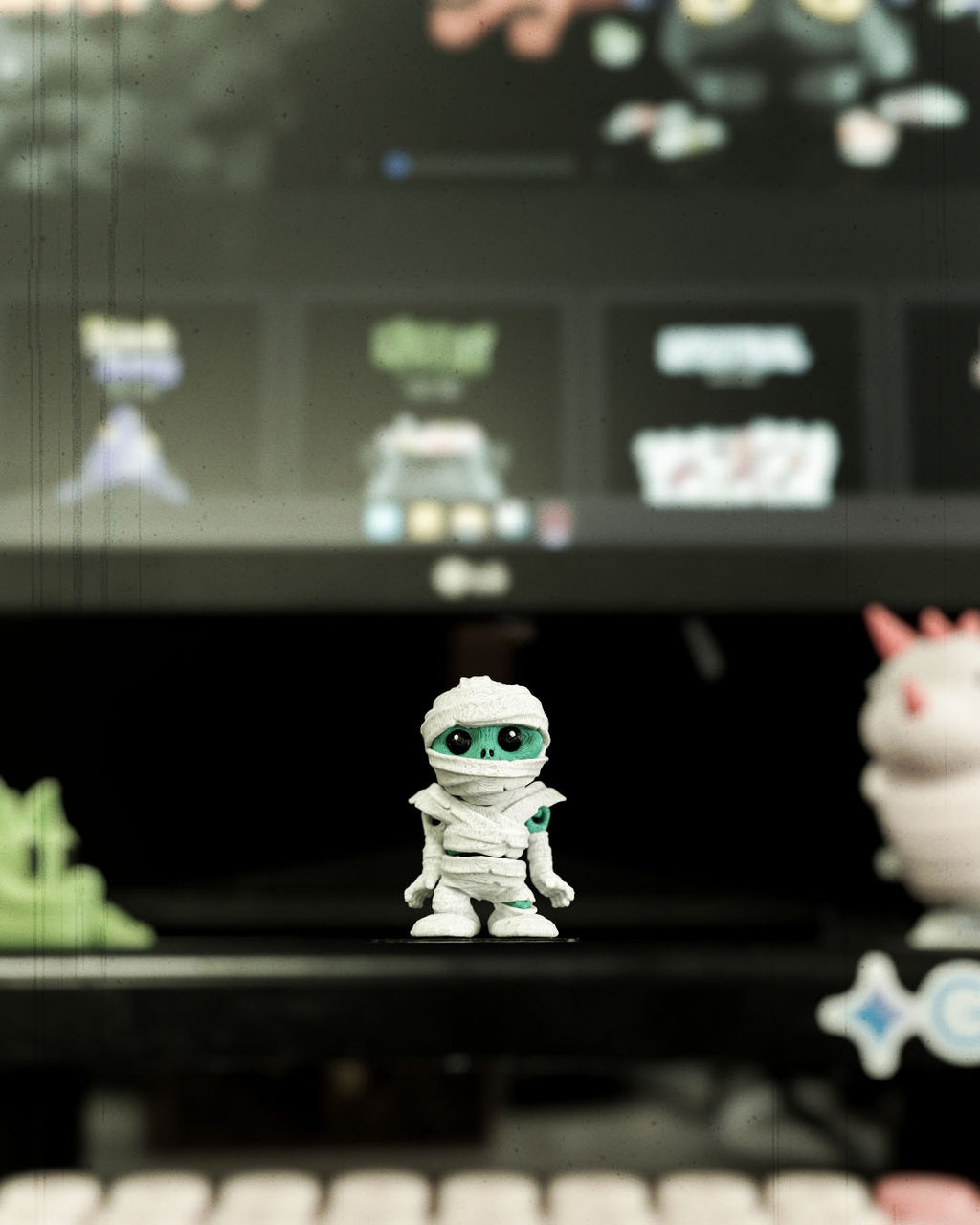 Tutankha-mummy — halloween toy, view 3, 3D printed by Craft & Press