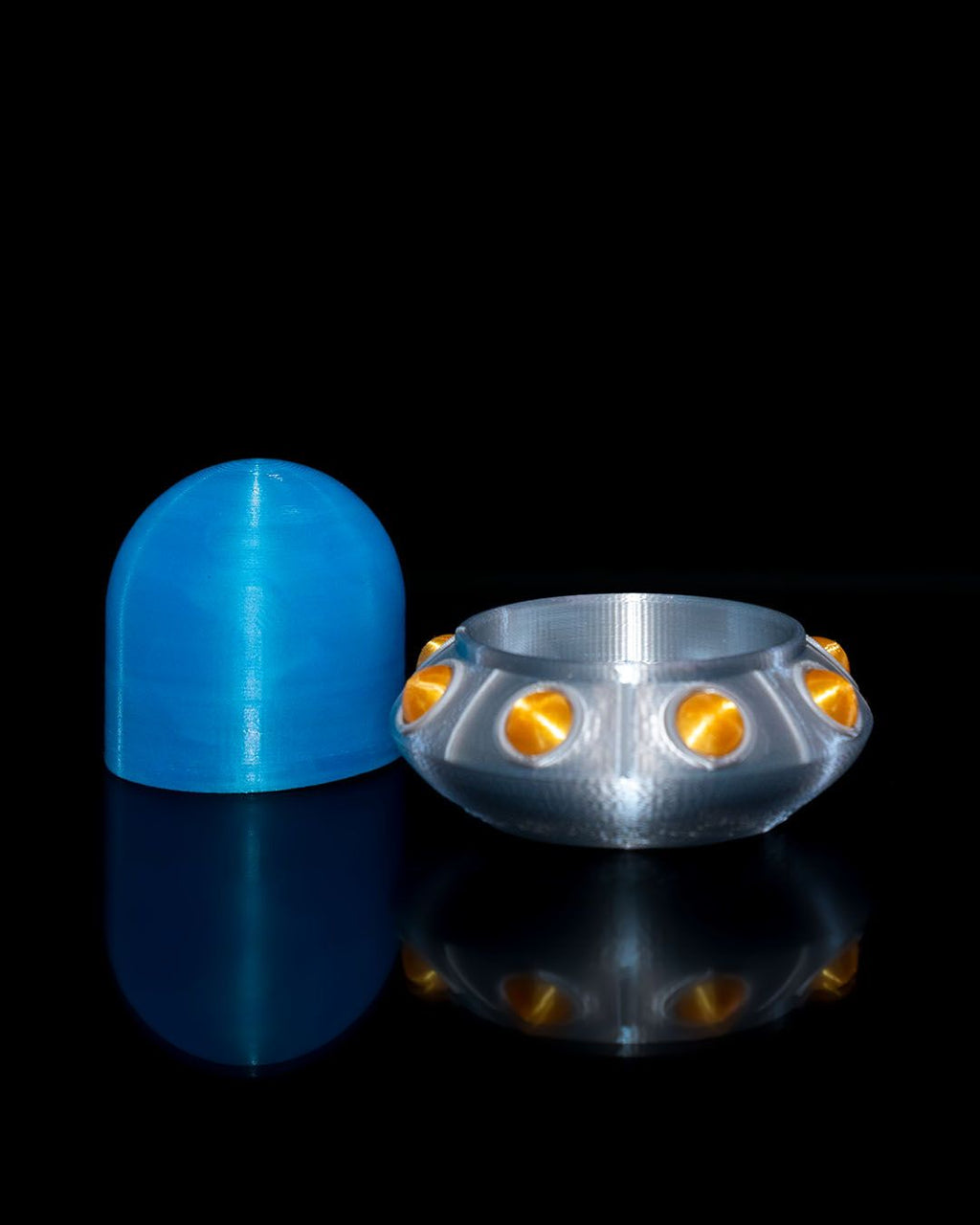UFO Grinder — halloween toy, view 3, 3D printed by Craft & Press