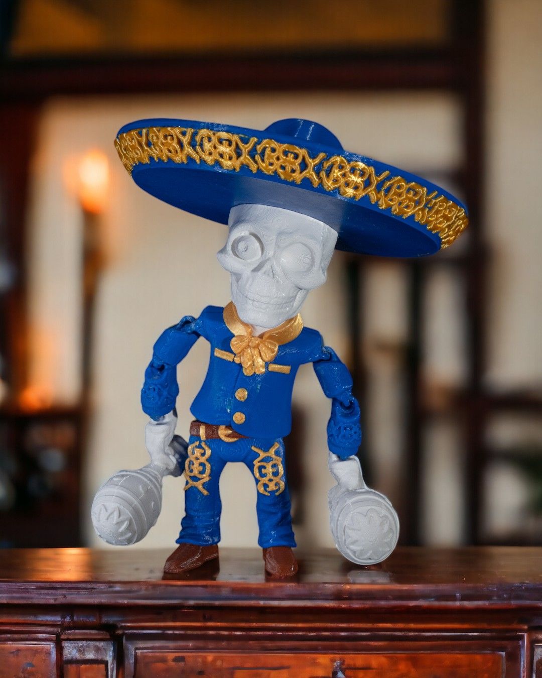 Undead Jobs - Mariachi — halloween toy, view 3, 3D printed by Craft & Press