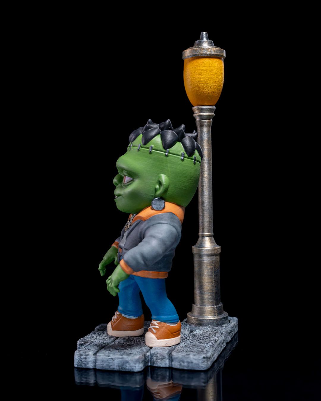 Urban Terrors - Frankie — halloween decor, view 3, 3D printed by Craft & Press