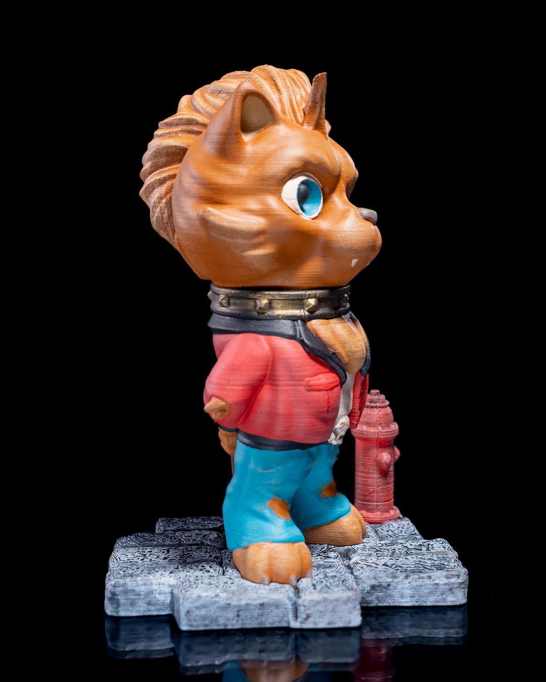 Urban Terrors - Werewolf — halloween decor, view 3, 3D printed by Craft & Press