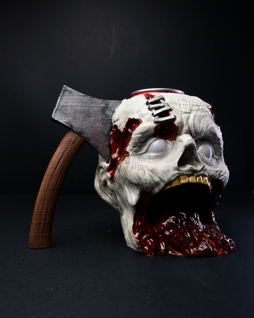 Zombie Can Holder — halloween decor, view 3, 3D printed by Craft & Press