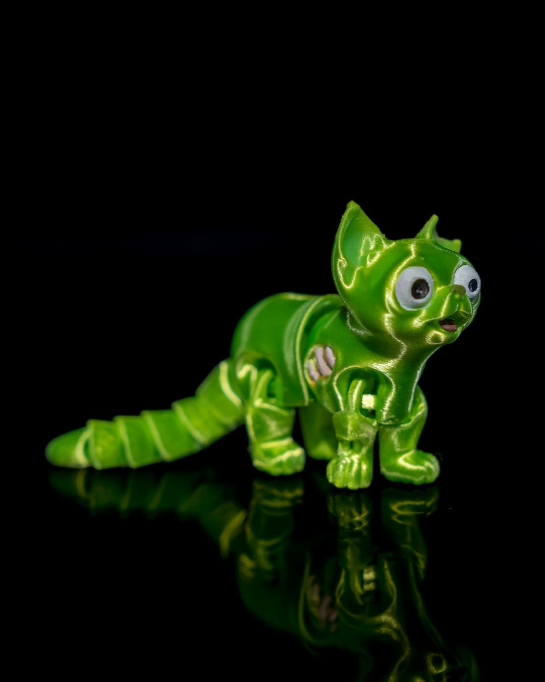 Zombie Kitty — halloween toy, view 3, 3D printed by Craft & Press