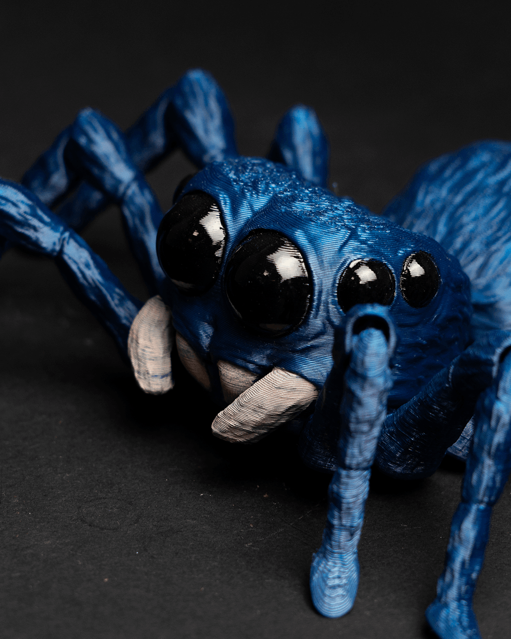 Articulated Itsy Bitsy Spider — halloween toy, view 4, 3D printed by Craft & Press