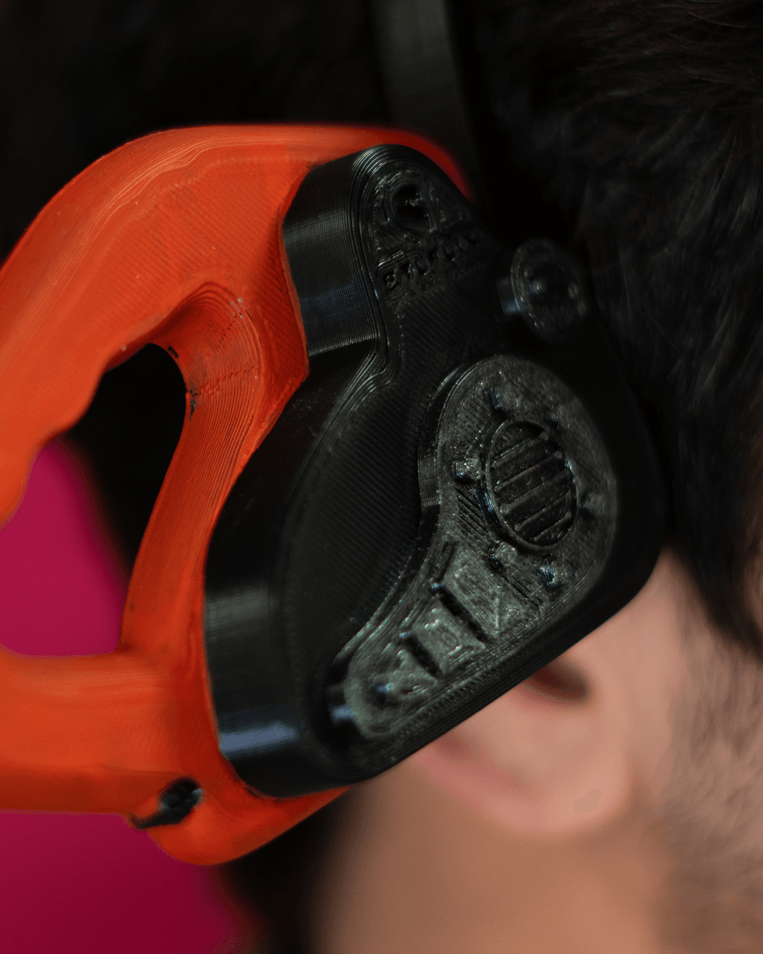 Brainwreck Chainsaw — halloween decor, view 4, 3D printed by Craft & Press