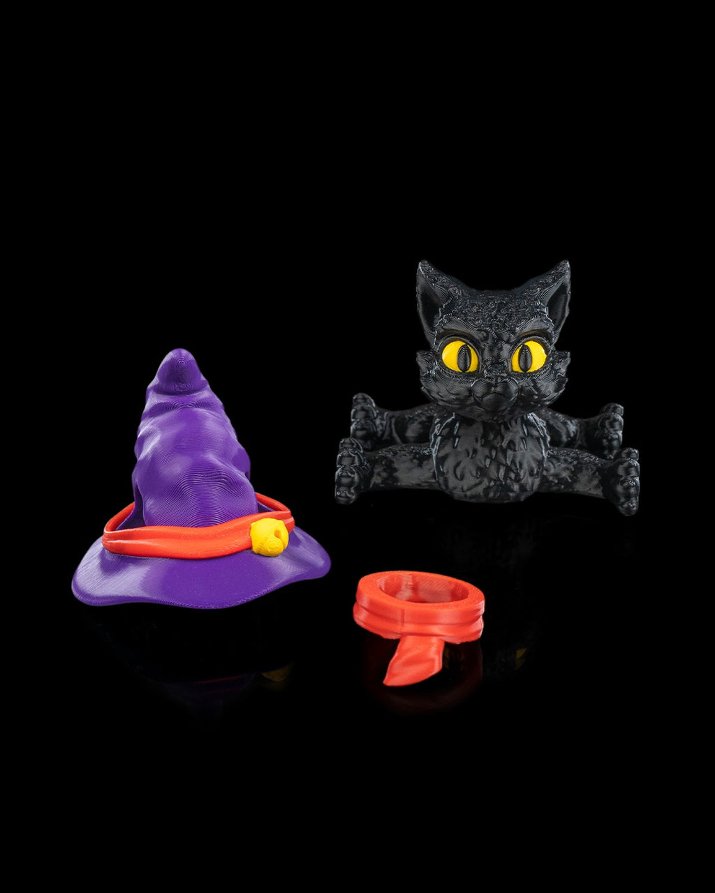 Cat in a hat — halloween toy, view 4, 3D printed by Craft & Press
