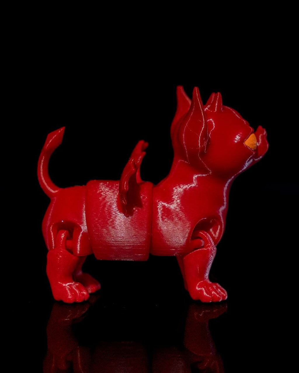 Chihuahua, Demonic Dog — halloween toy, view 4, 3D printed by Craft & Press