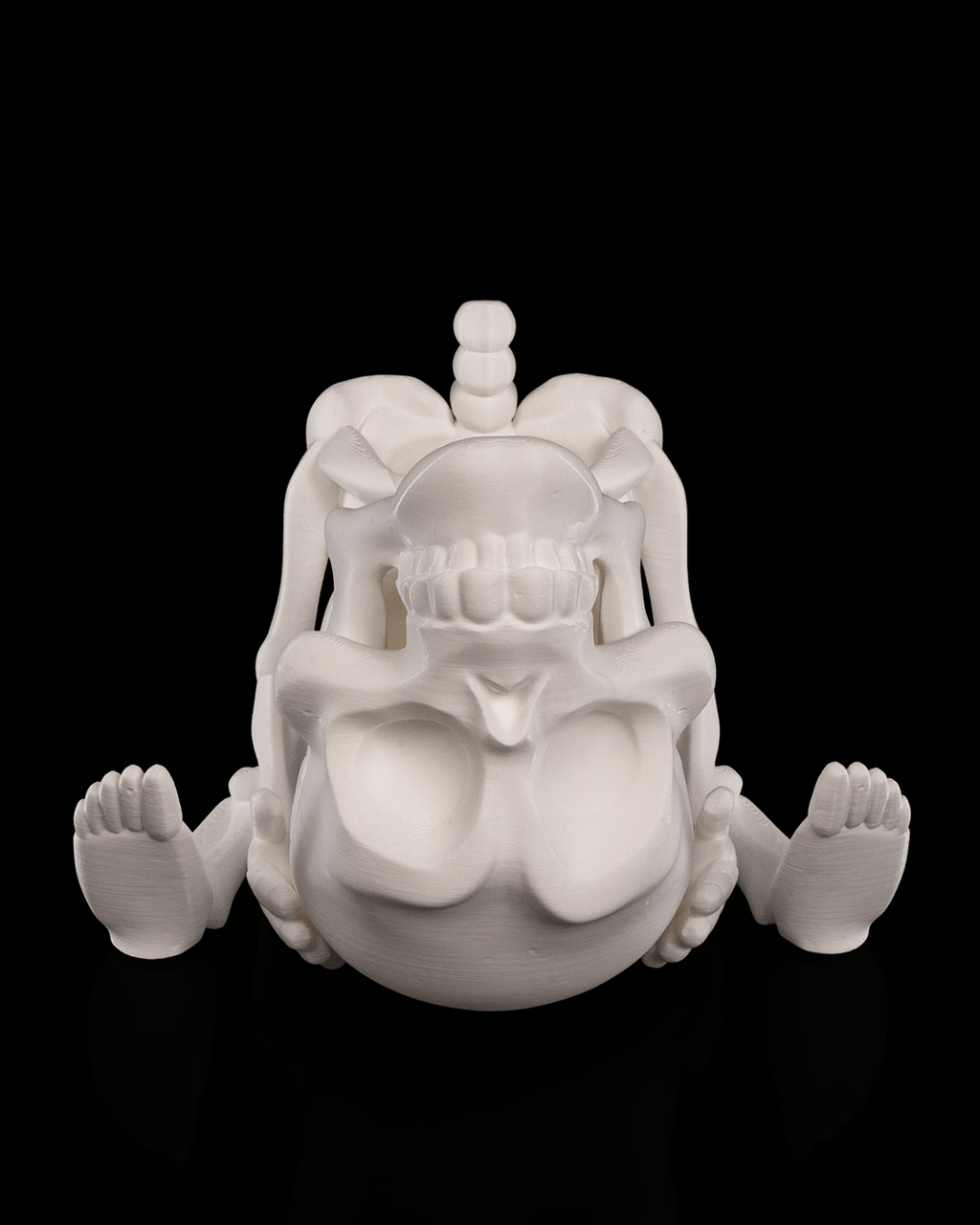 Crani-yum Candy Holder — halloween candy holder, view 4, 3D printed by Craft & Press