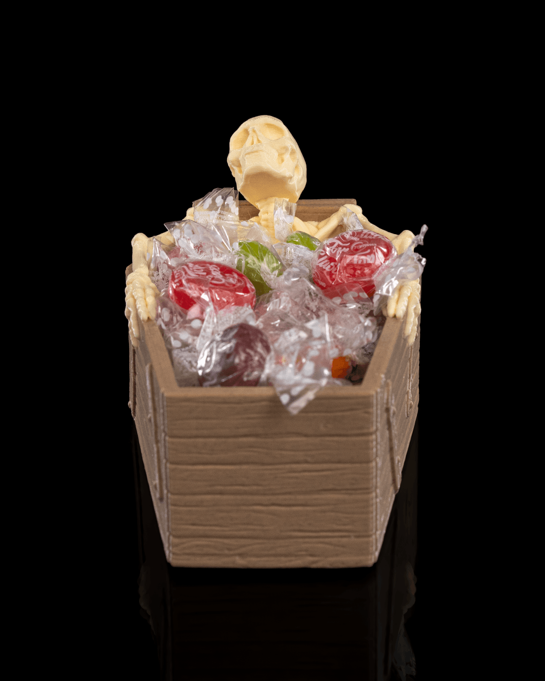 Deathtub Candy Holder — halloween candy holder, view 4, 3D printed by Craft & Press