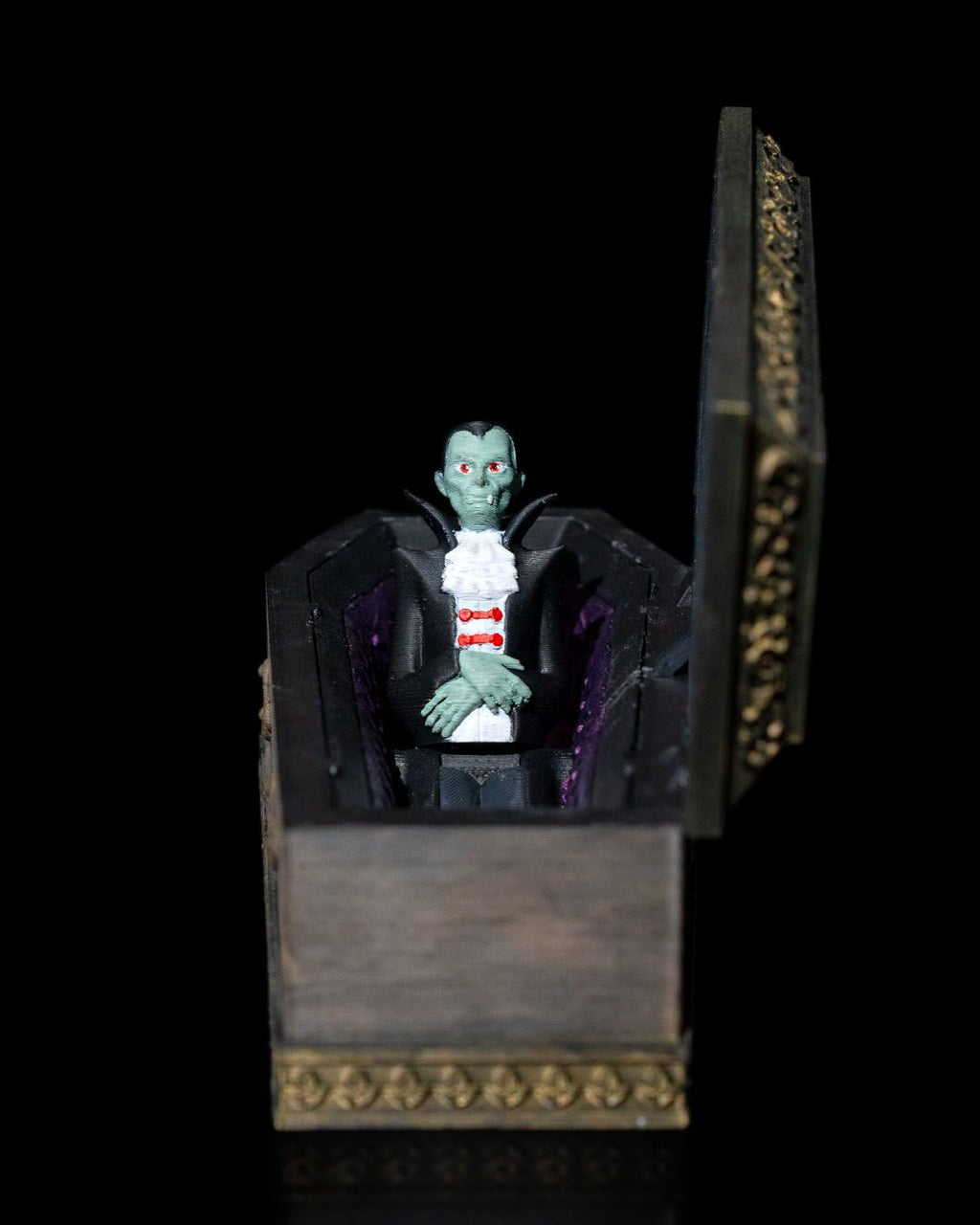 Dracula’s Slumber — halloween decor, view 4, 3D printed by Craft & Press