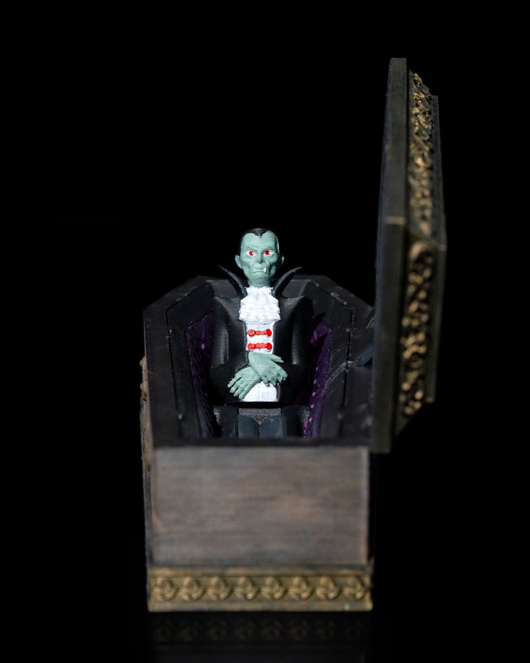Dracula’s Slumber — halloween decor, view 4, 3D printed by Craft & Press