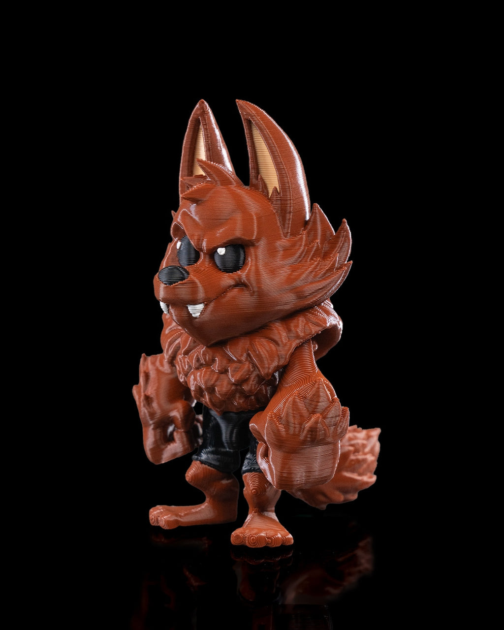 Furrocious Wolf — halloween toy, view 4, 3D printed by Craft & Press