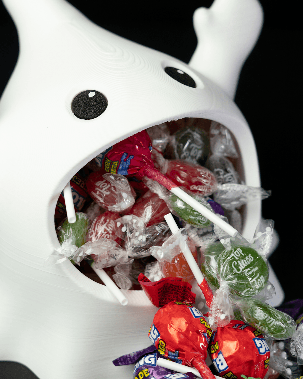 Glutton Ghost Bowl — halloween decor, view 4, 3D printed by Craft & Press