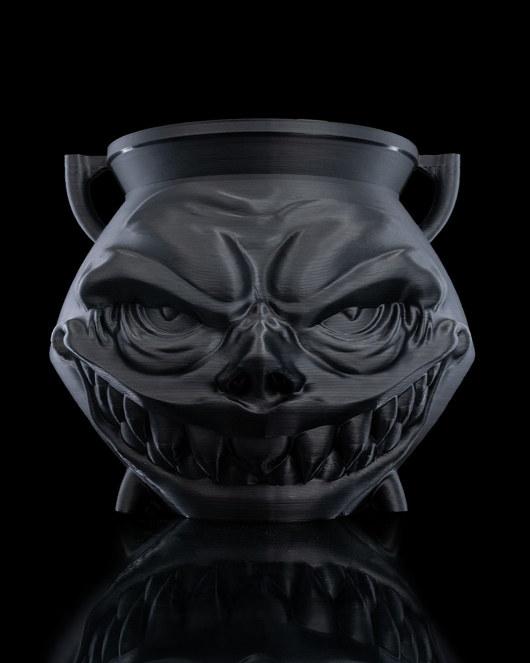 Greedy Cauldron Candy Holder — halloween candy holder, view 4, 3D printed by Craft & Press