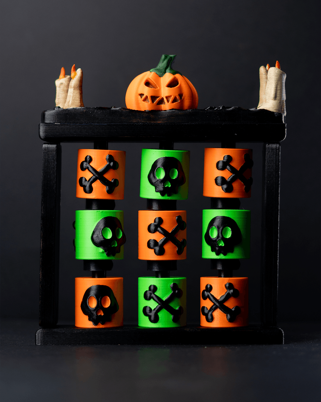 Halloween Tic-Tac-Toe — halloween decor, view 4, 3D printed by Craft & Press