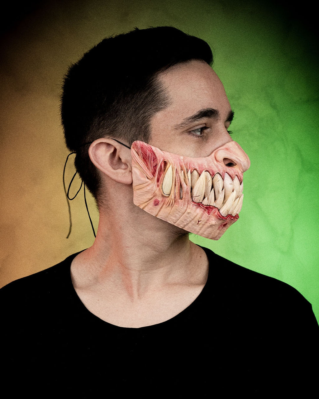 Savage Smile Halloween Mask — halloween mask, view 4, 3D printed by Craft & Press