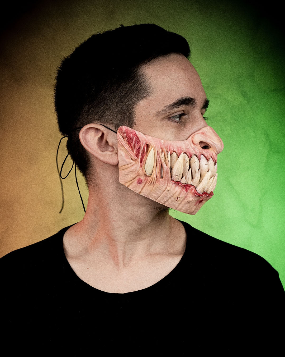 Savage Smile Halloween Mask — halloween mask, view 4, 3D printed by Craft & Press