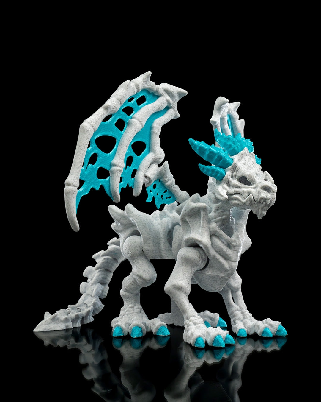 Ske-lethal dragon — halloween toy, view 4, 3D printed by Craft & Press