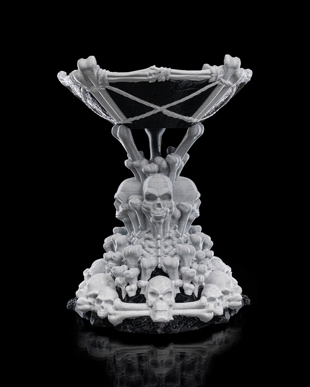 Tower of Bones Candy Holder — halloween candy holder, view 4, 3D printed by Craft & Press
