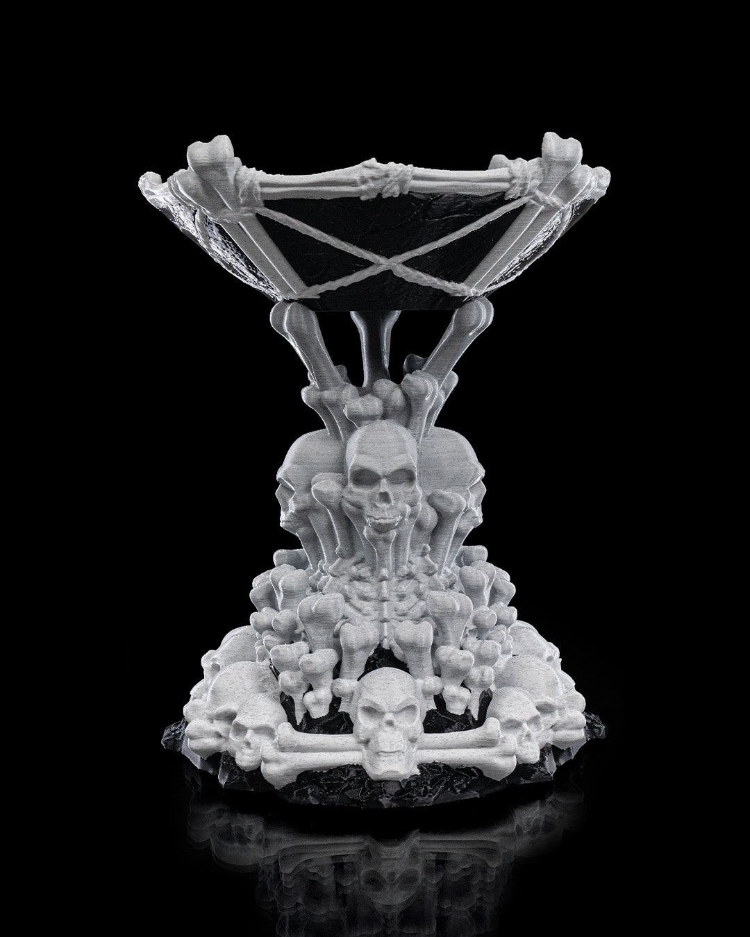Tower of Bones Candy Holder — halloween candy holder, view 4, 3D printed by Craft & Press