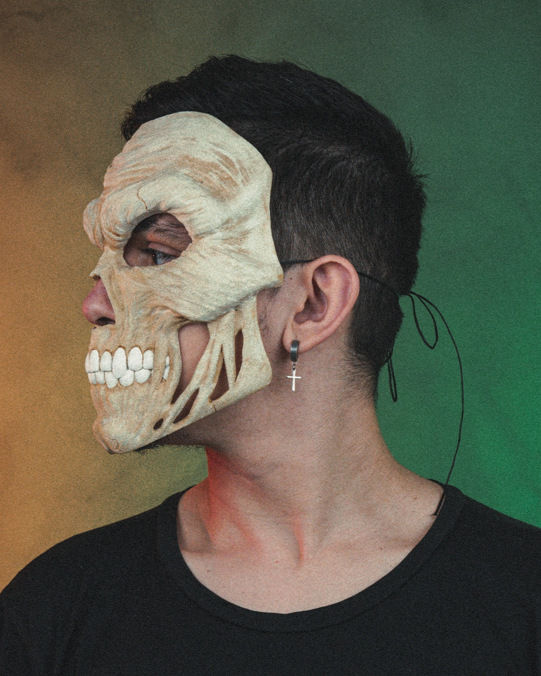 Vile Skull Halloween Mask — halloween mask, view 4, 3D printed by Craft & Press