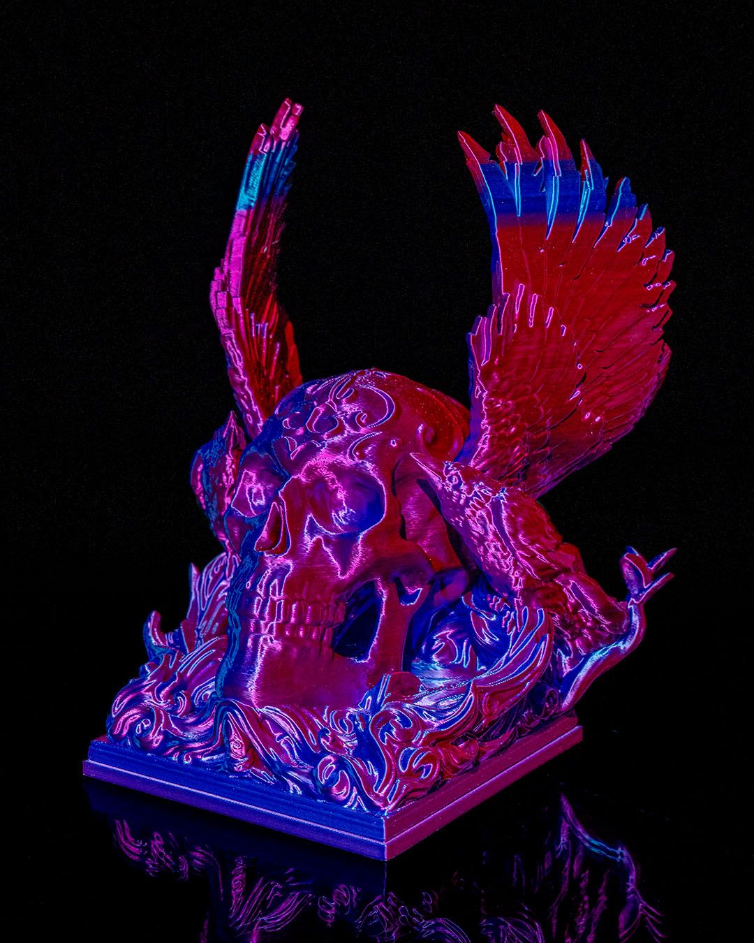 Wings and Bones — halloween decor, view 4, 3D printed by Craft & Press