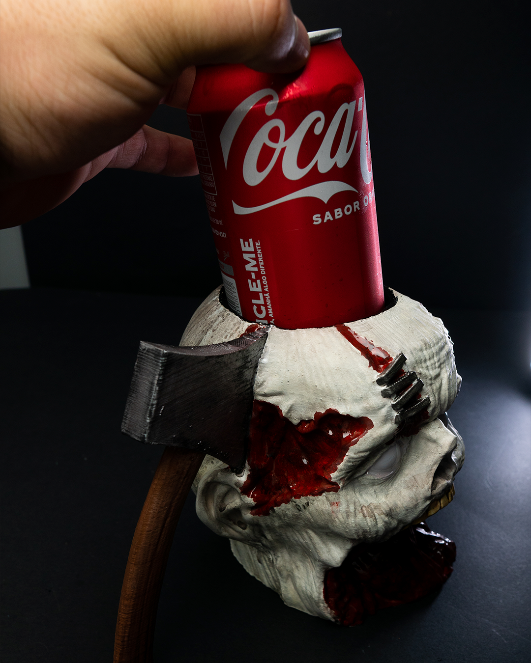 Zombie Can Holder — halloween decor, view 4, 3D printed by Craft & Press