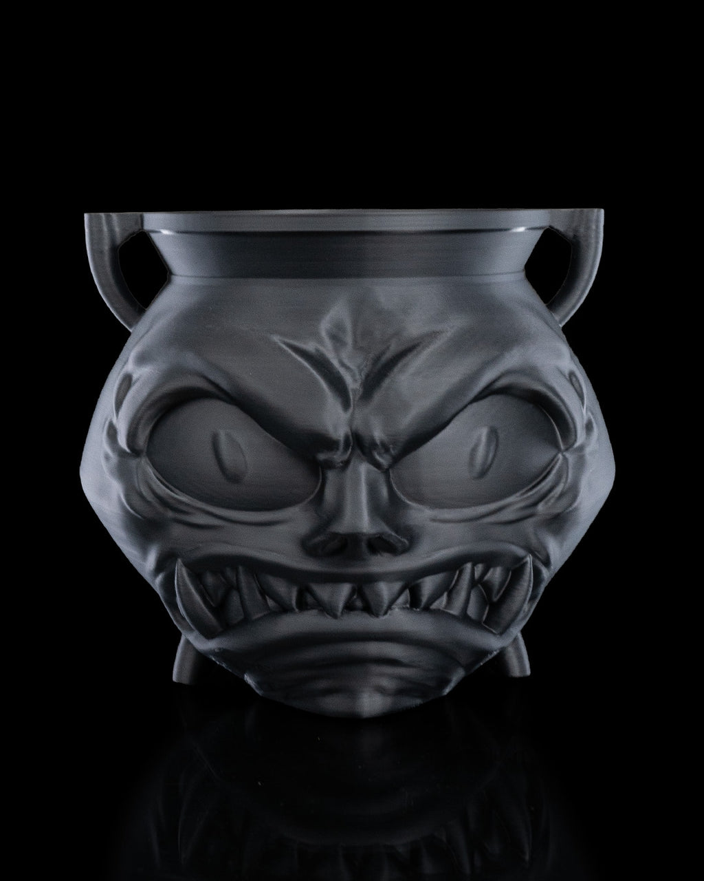 Angry Cauldron Candy Holder — halloween candy holder, view 5, 3D printed by Craft & Press