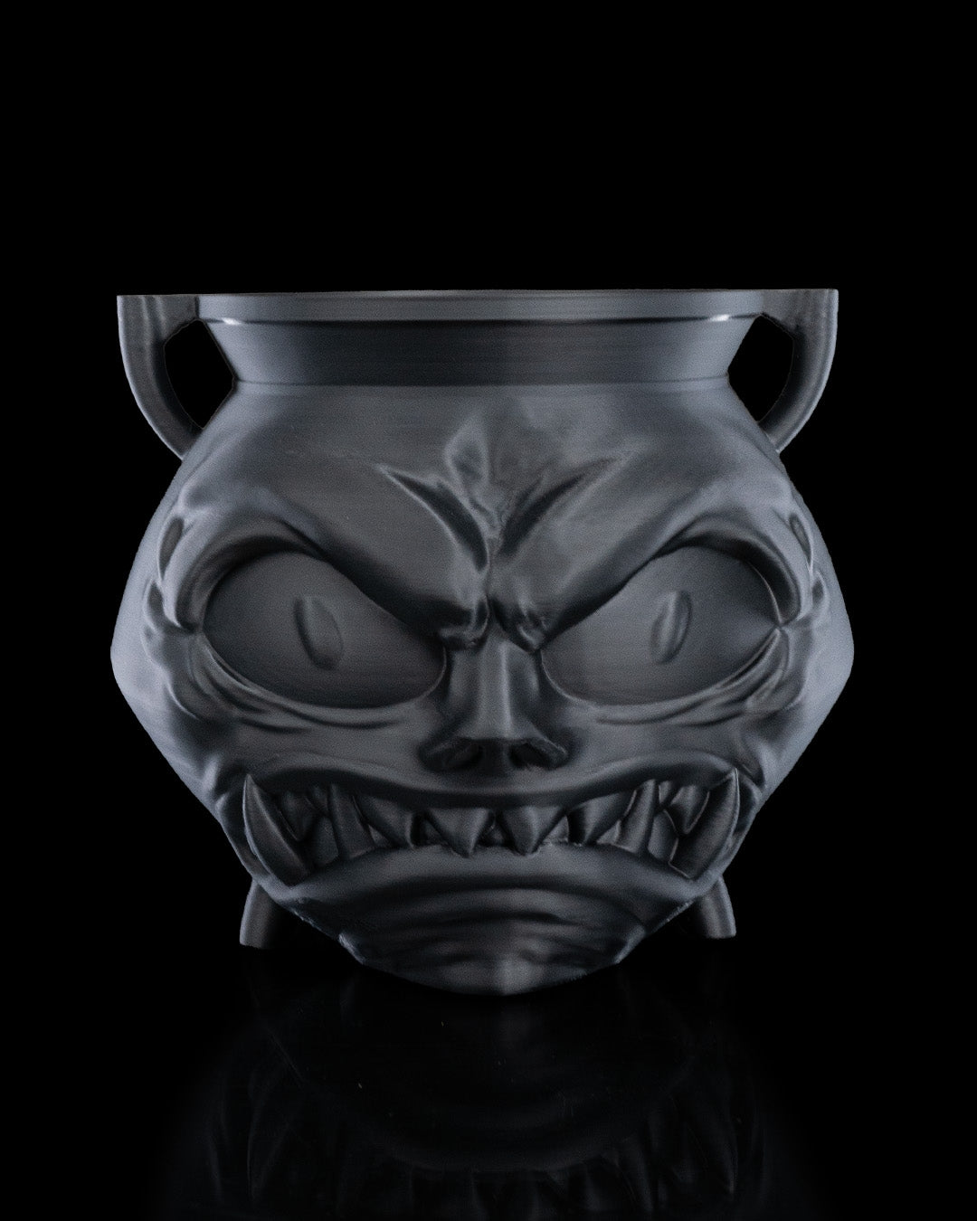 Angry Cauldron Candy Holder — halloween candy holder, view 5, 3D printed by Craft & Press