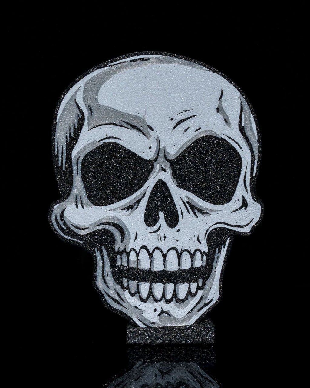 Bold Skull Coaster — halloween drinkware, view 5, 3D printed by Craft & Press
