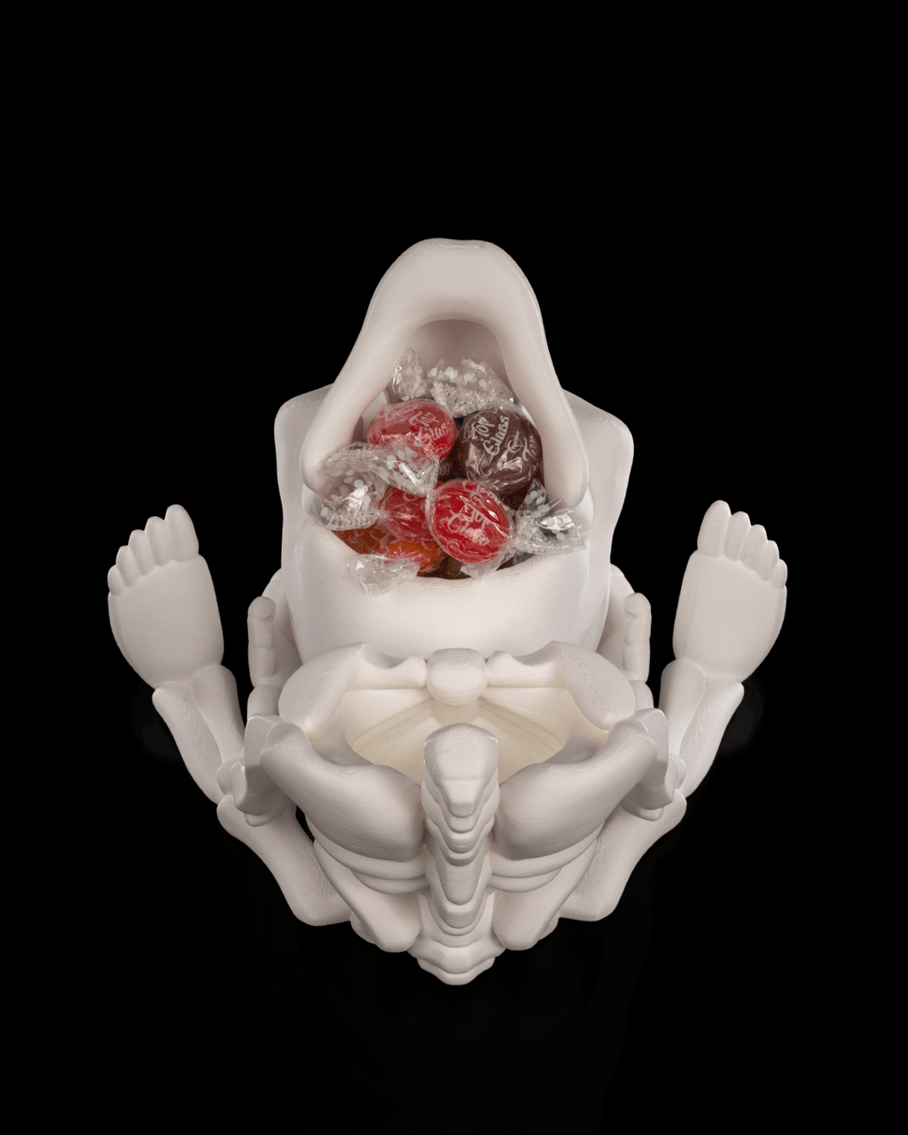 Crani-yum Candy Holder — halloween candy holder, view 5, 3D printed by Craft & Press