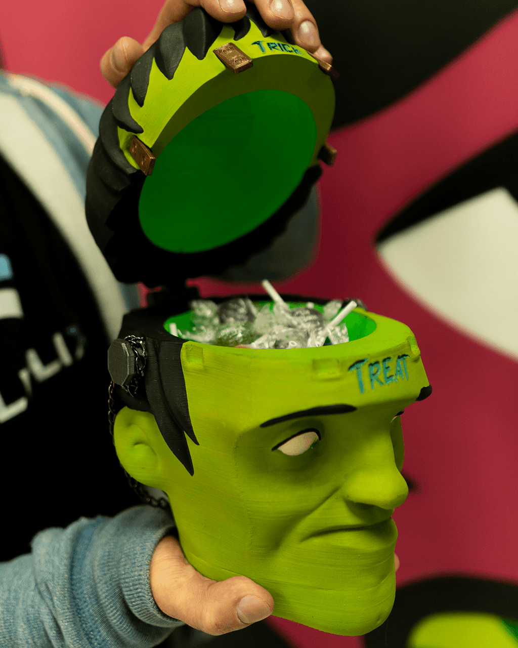 Frankenstreat — halloween decor, view 5, 3D printed by Craft & Press