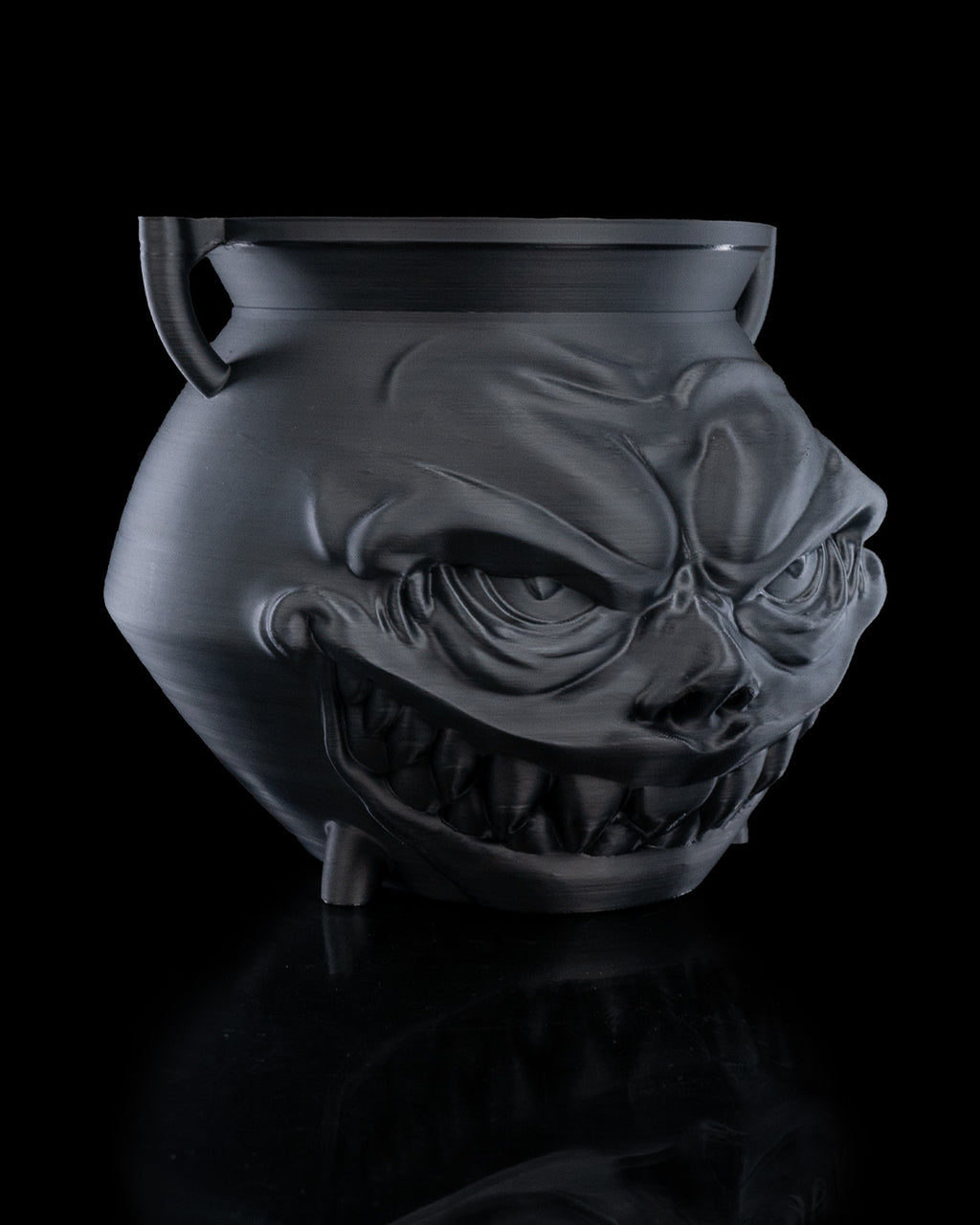 Greedy Cauldron Candy Holder — halloween candy holder, view 5, 3D printed by Craft & Press