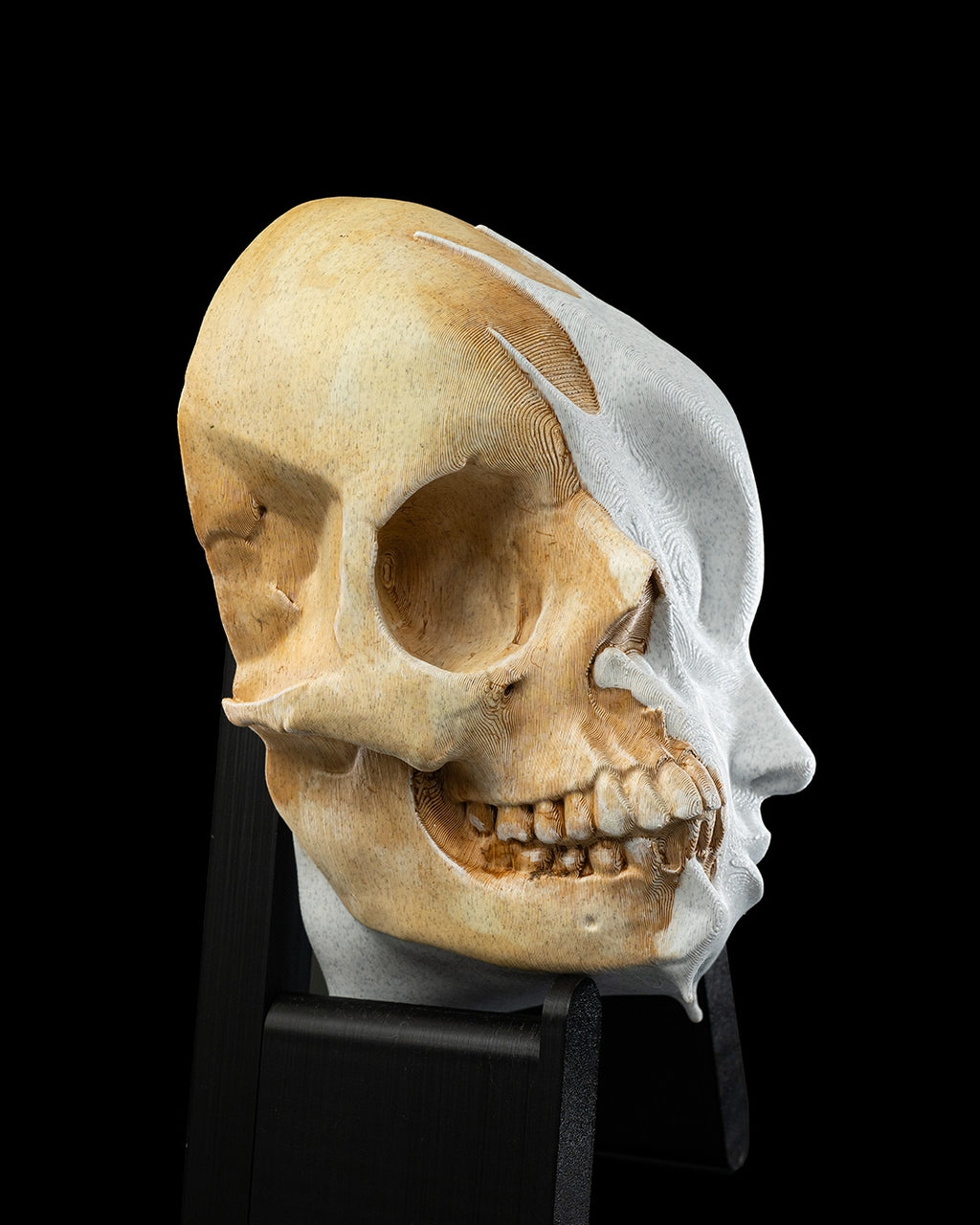 Melting Face Wall Mount — halloween wall decor, view 5, 3D printed by Craft & Press