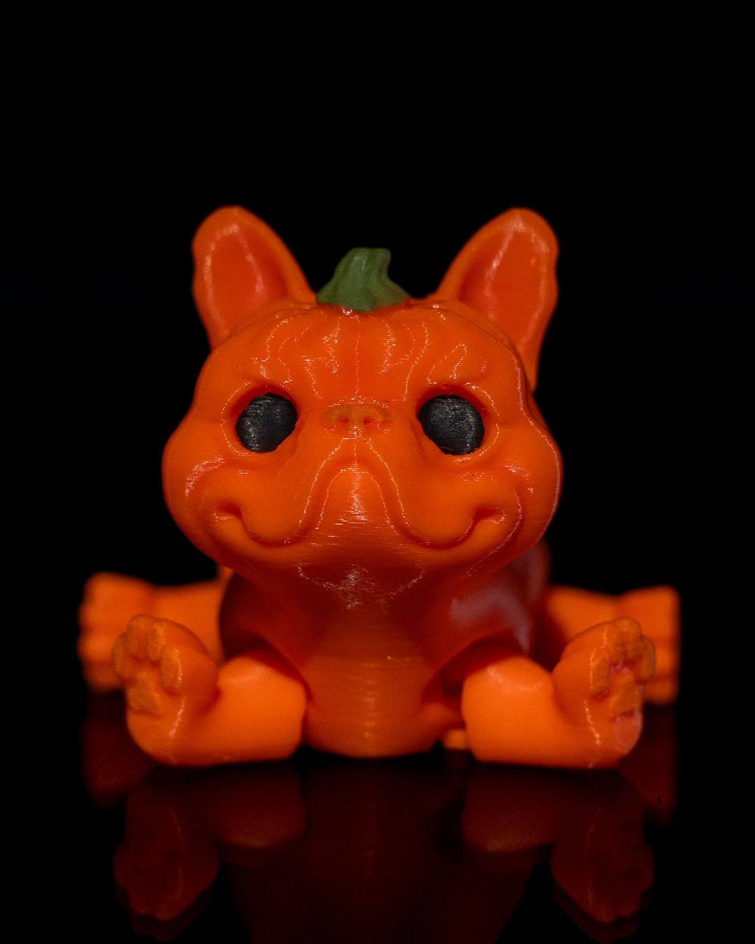 Pumpkin Dog — halloween toy, view 5, 3D printed by Craft & Press