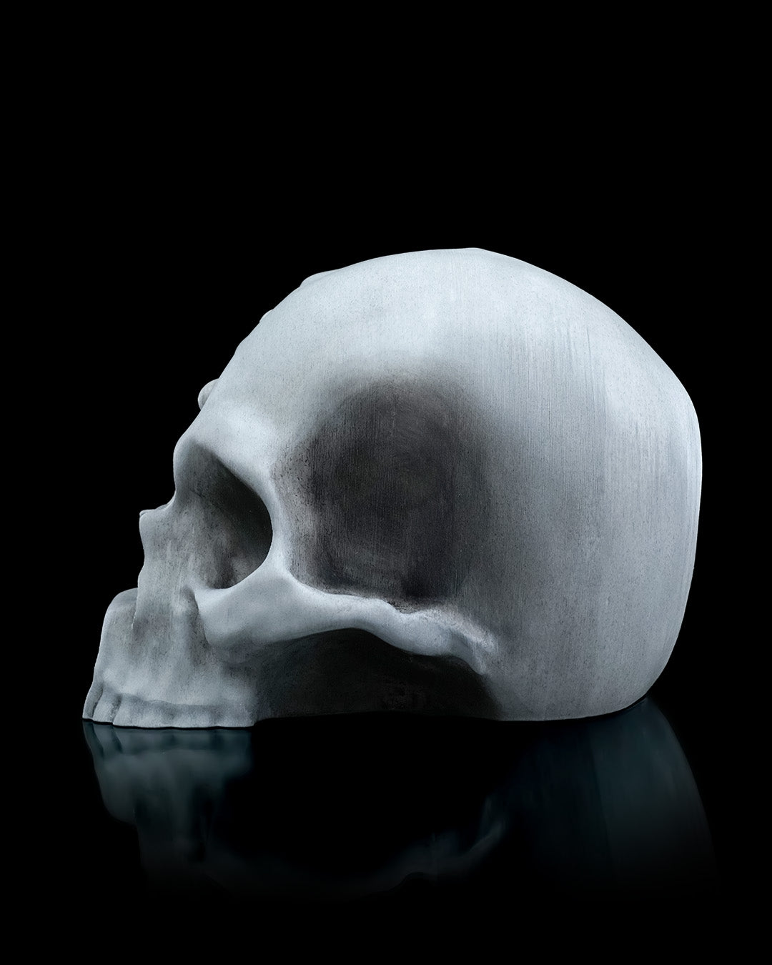 RIPped skull — halloween decor, view 5, 3D printed by Craft & Press