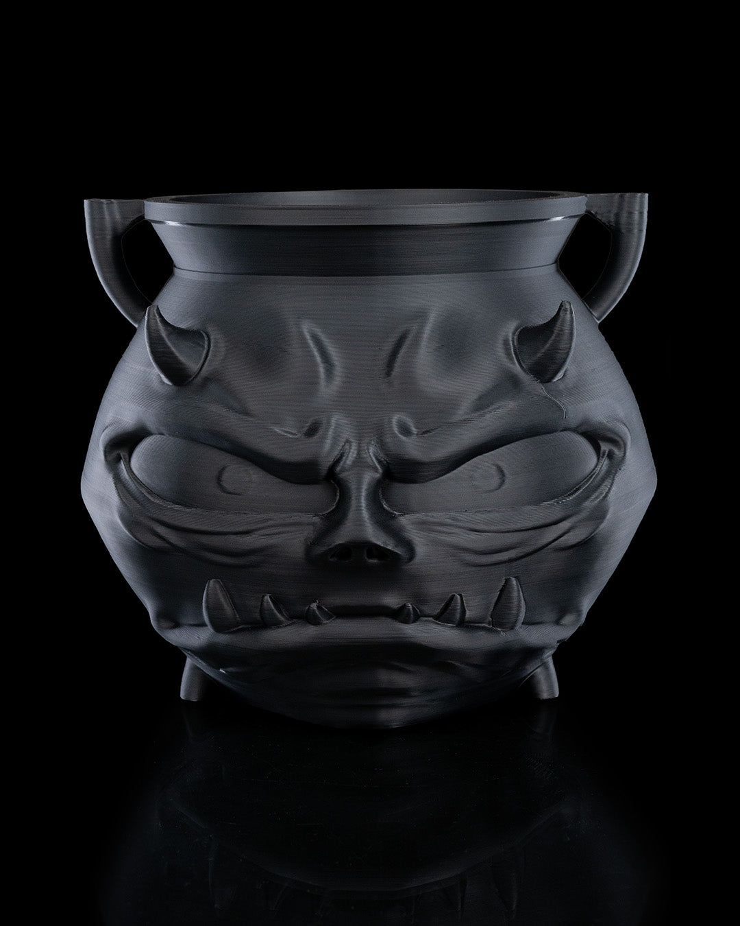 Serious Cauldron Candy Holder — halloween candy holder, view 5, 3D printed by Craft & Press