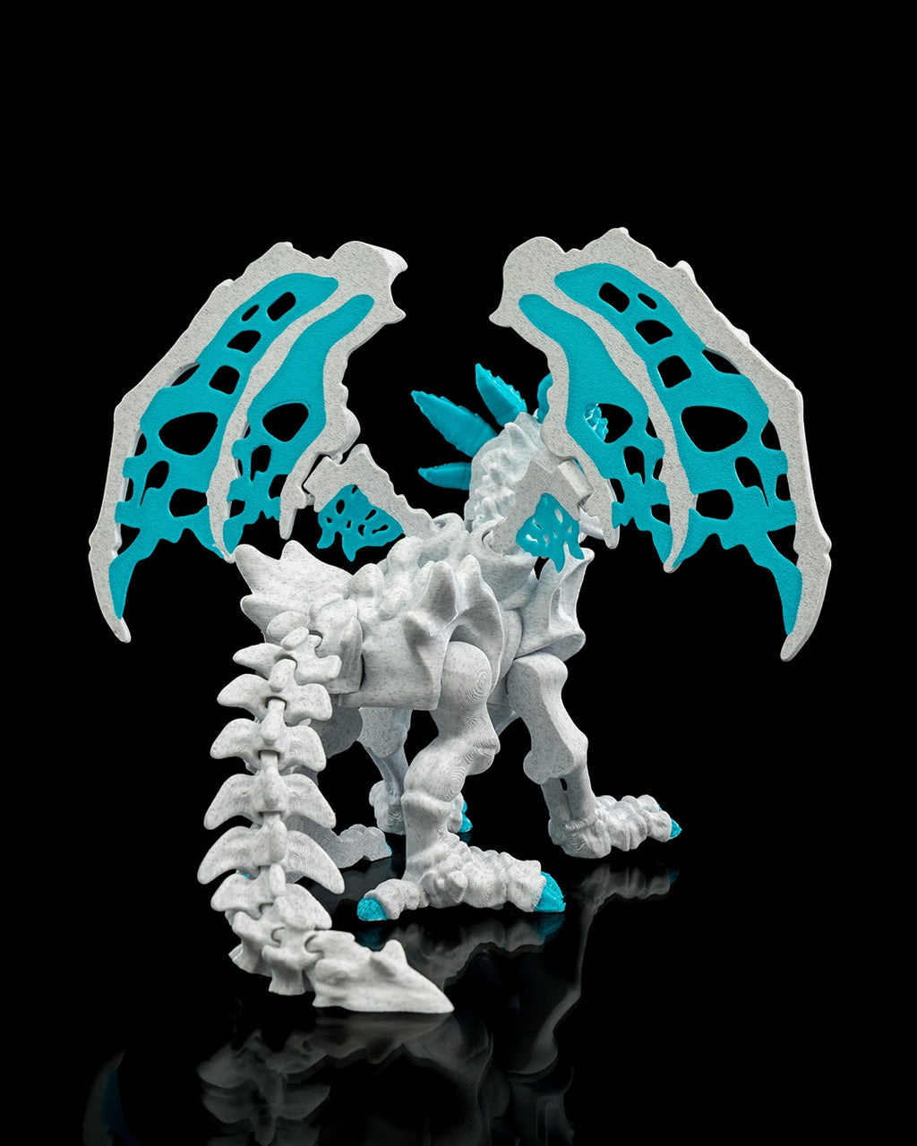 Ske-lethal dragon — halloween toy, view 5, 3D printed by Craft & Press
