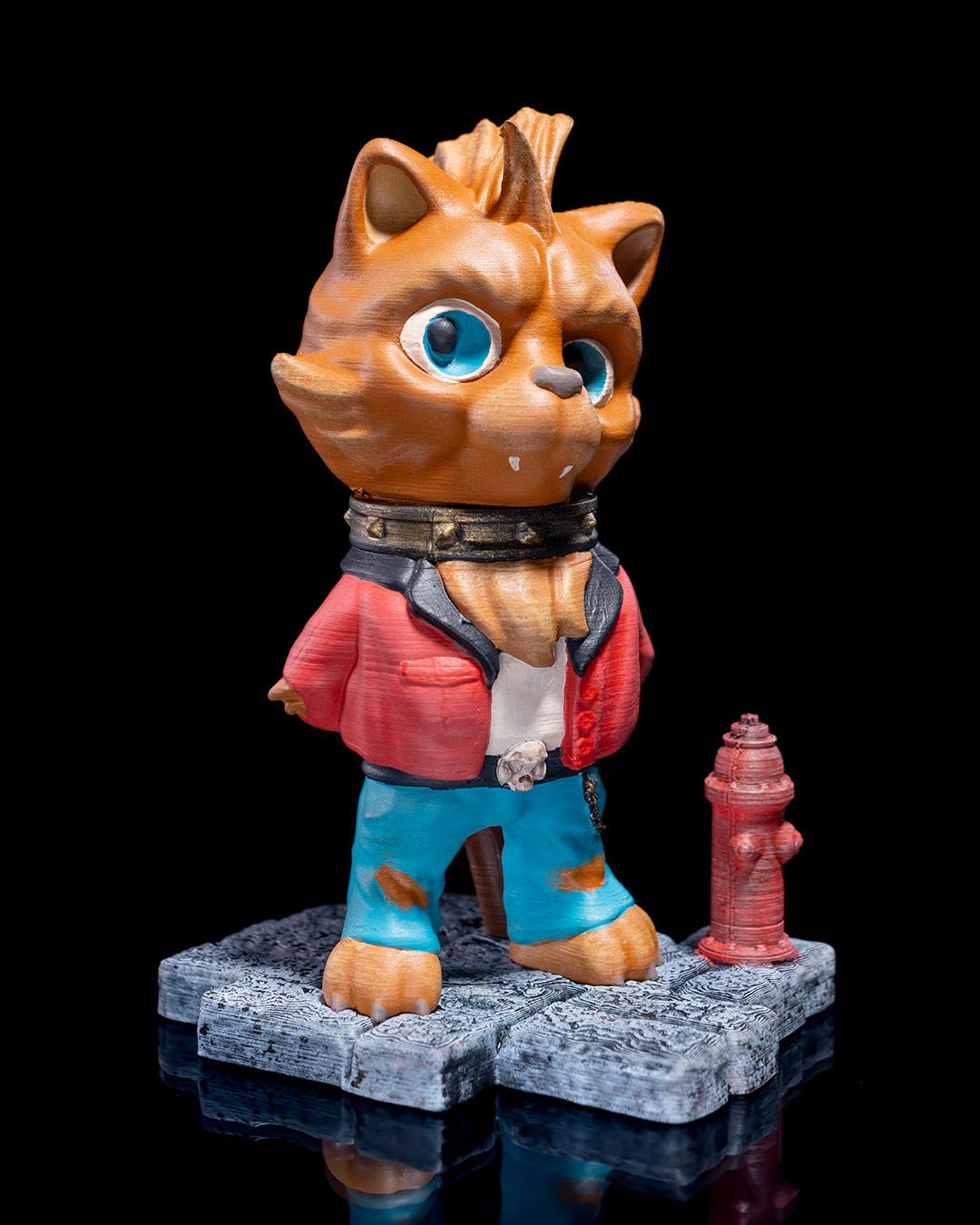 Urban Terrors - Werewolf — halloween decor, view 5, 3D printed by Craft & Press
