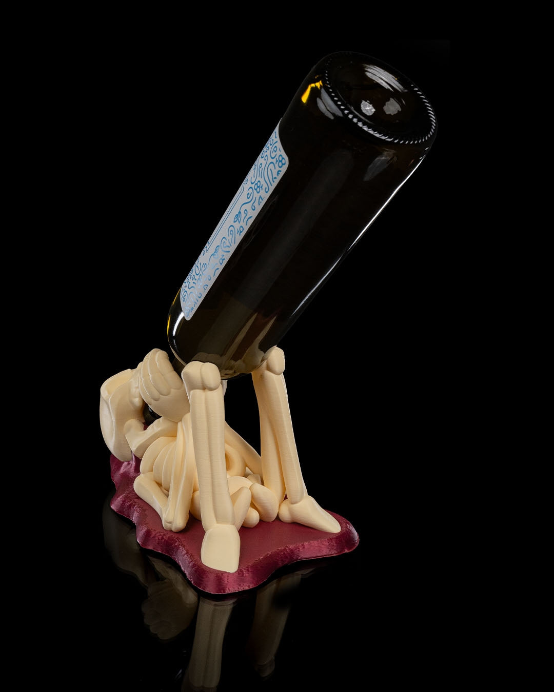 All Spine no Whine Wine Holder — halloween drinkware, view 6, 3D printed by Craft & Press