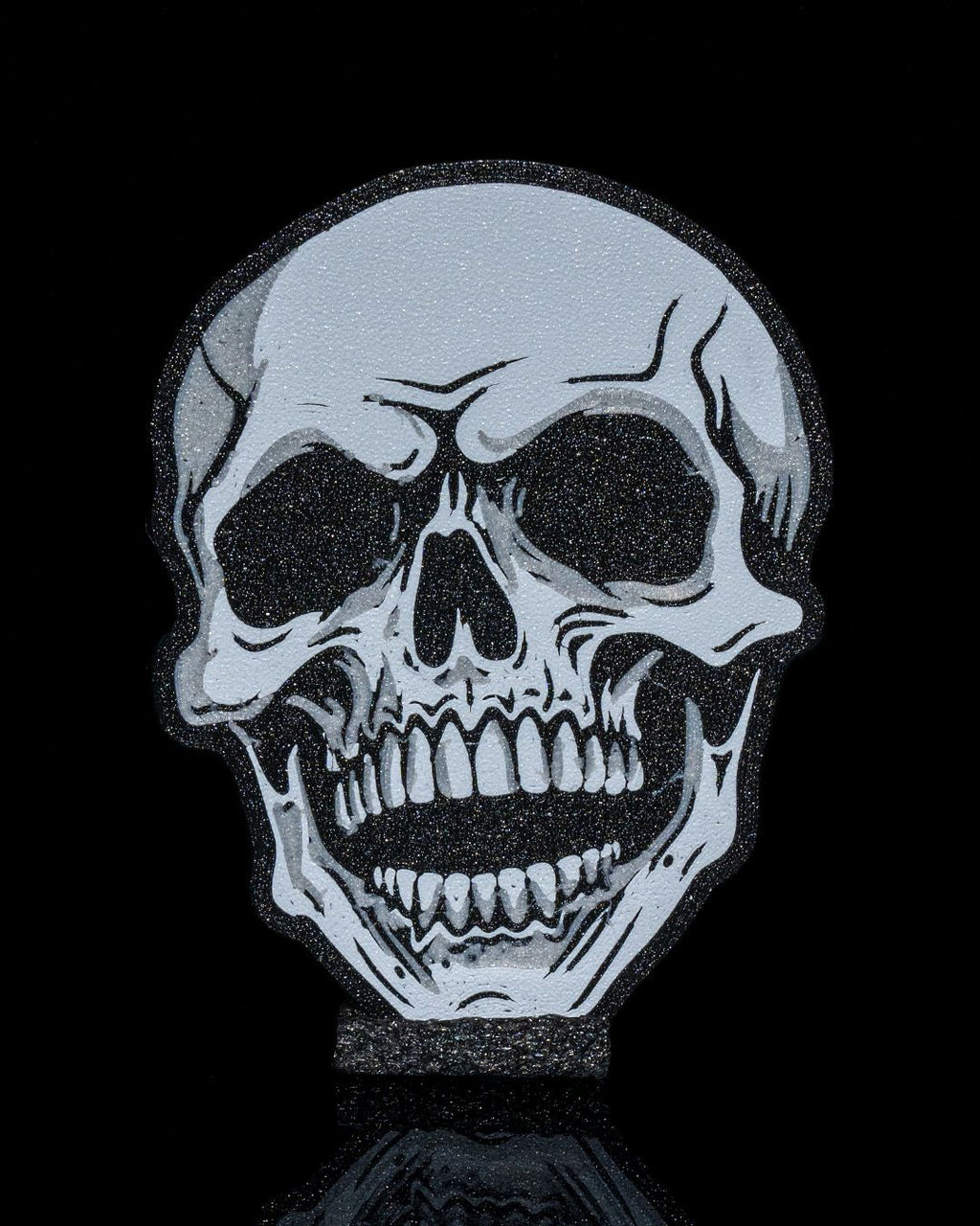 Bold Skull Coaster — halloween drinkware, view 6, 3D printed by Craft & Press