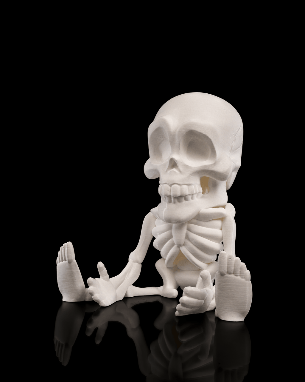 Crani-yum Candy Holder — halloween candy holder, view 6, 3D printed by Craft & Press