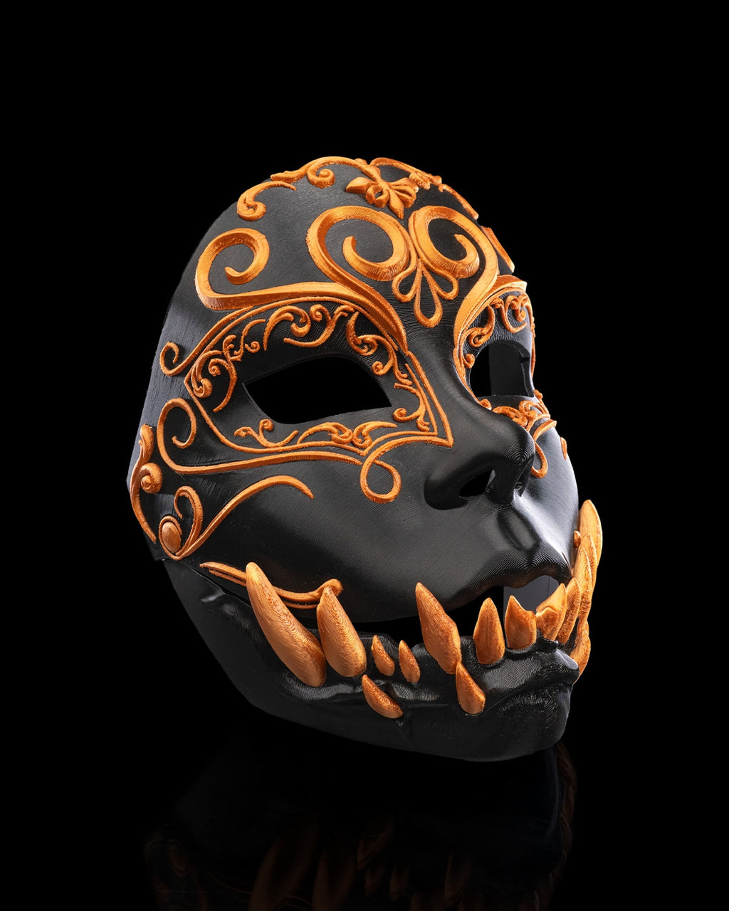 Opulent Masquerade Halloween Mask — halloween mask, view 6, 3D printed by Craft & Press