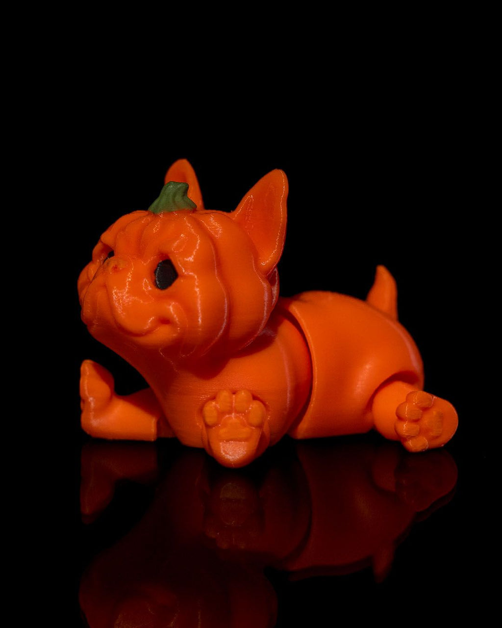Pumpkin Dog — halloween toy, view 6, 3D printed by Craft & Press