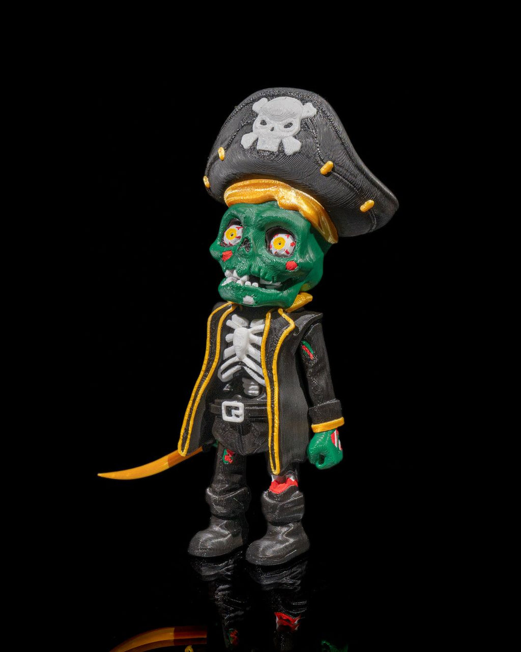 Undead Jobs - Pirate — halloween toy, view 6, 3D printed by Craft & Press