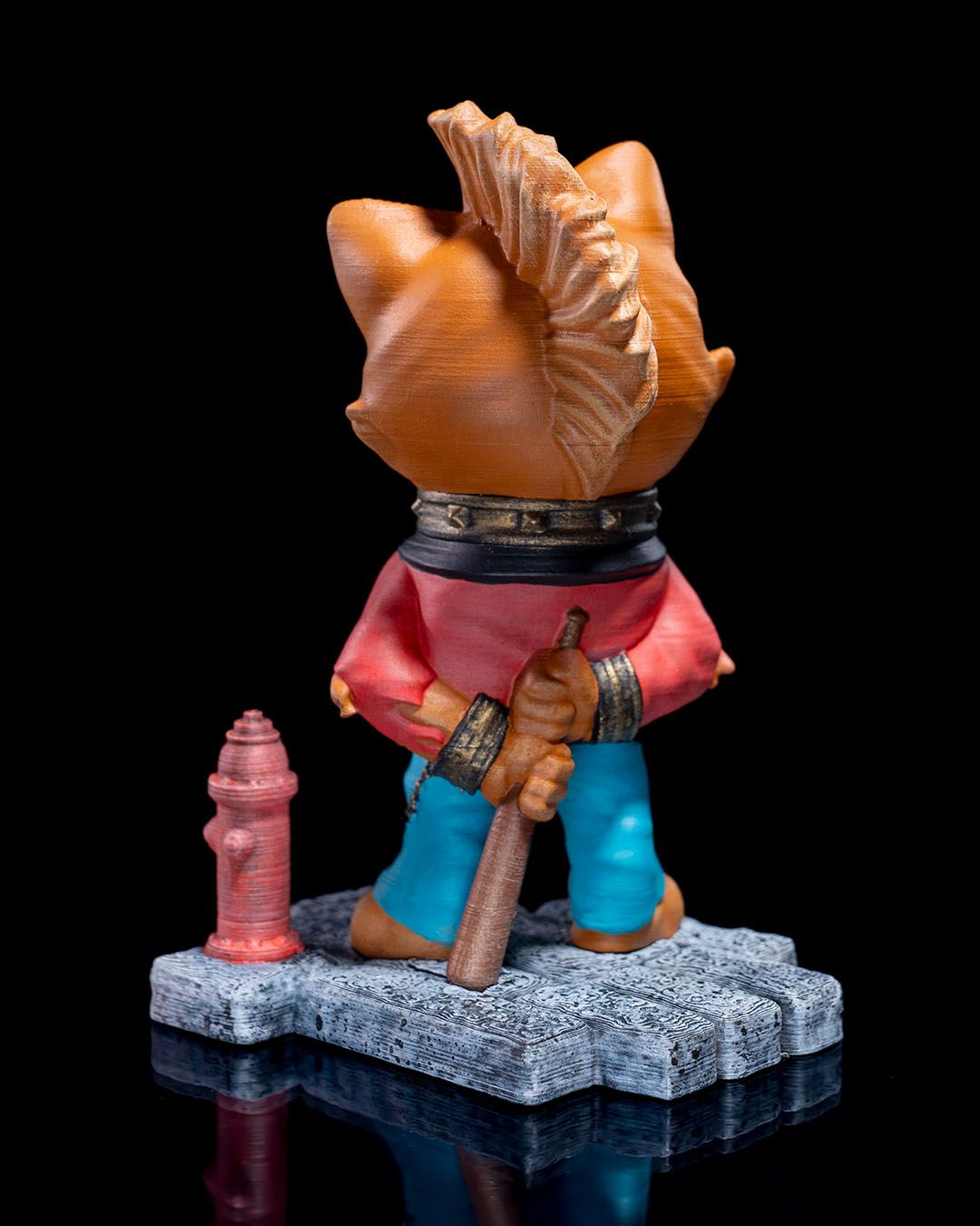 Urban Terrors - Werewolf — halloween decor, view 6, 3D printed by Craft & Press