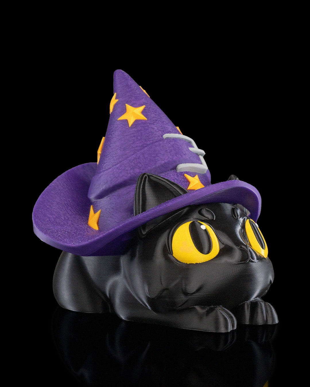 Witch Kitty Candy Holder — halloween candy holder, view 6, 3D printed by Craft & Press