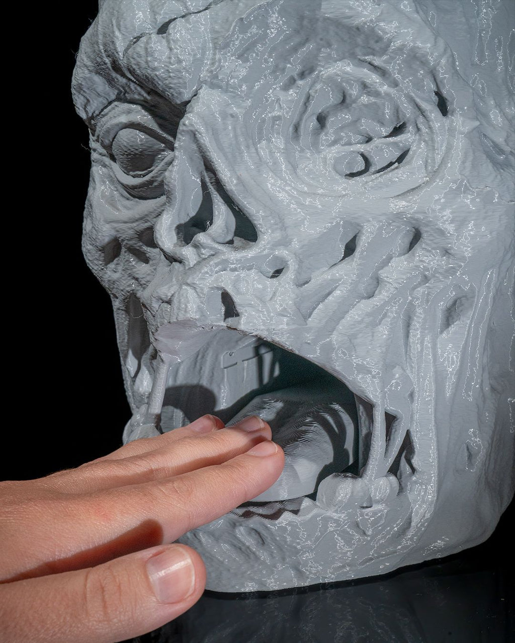 Zombie Cookie Jar — halloween candy holder, view 6, 3D printed by Craft & Press